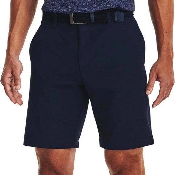 Under Armour Men's Golf Shorts 10" Navy 1377302 410 Size 30 - Picture 1 of 7